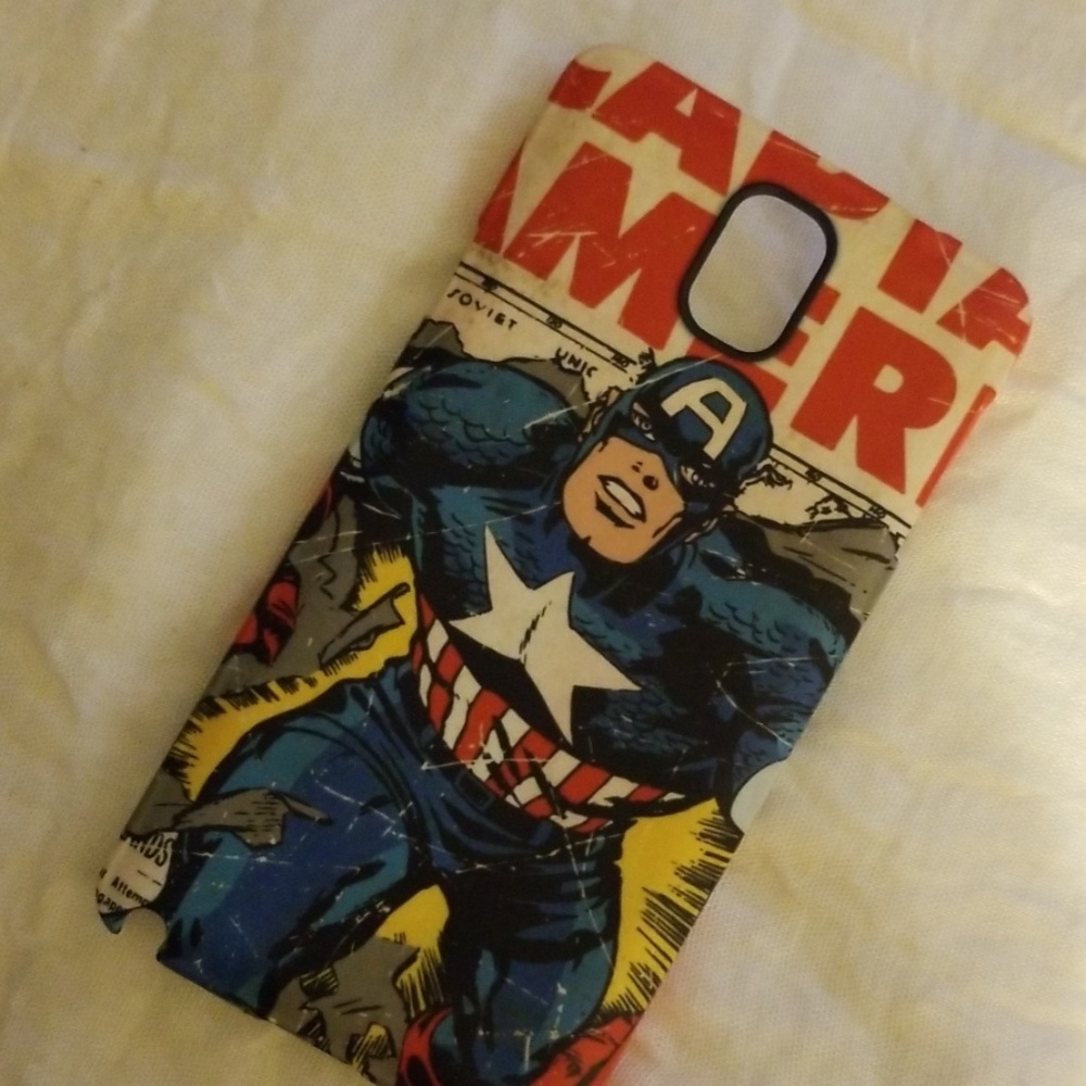Marvel comics Captain America cover note3